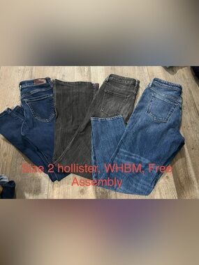 Mixed brand lot of jeans size 2